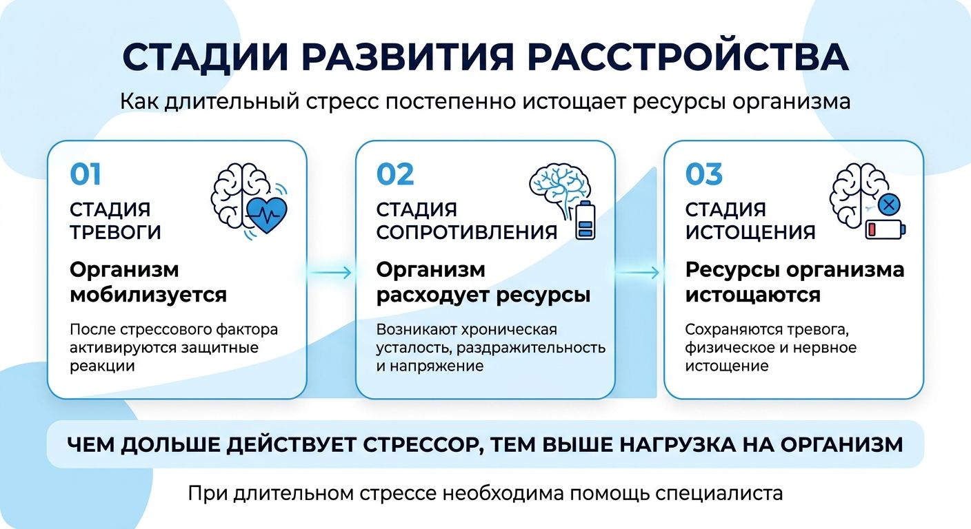 Лечение стресса в Невеле инфографика